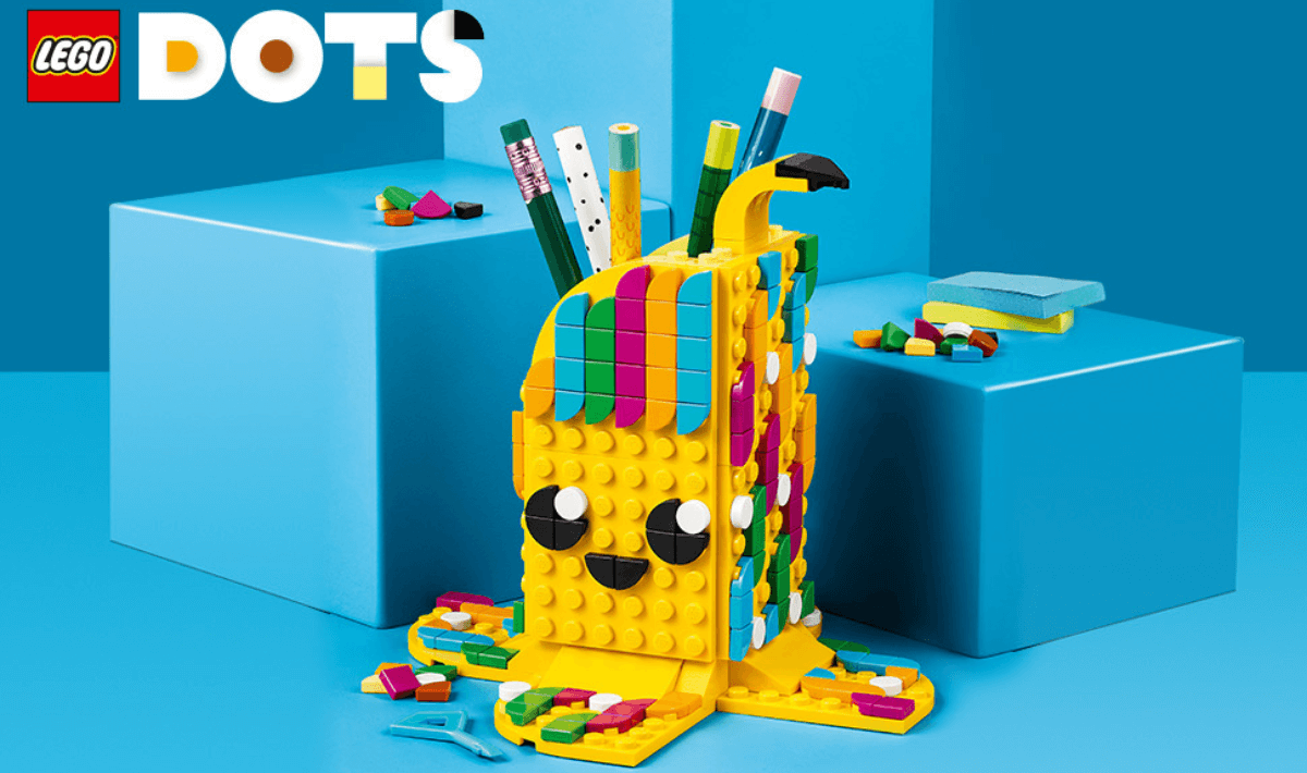 レゴ ドッツ（LEGO DOTS）「バナナ ペンスタンド」